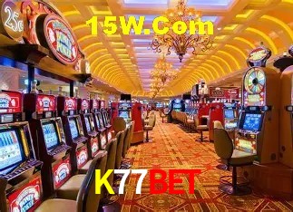 Interface moderna da plataforma K77Bet