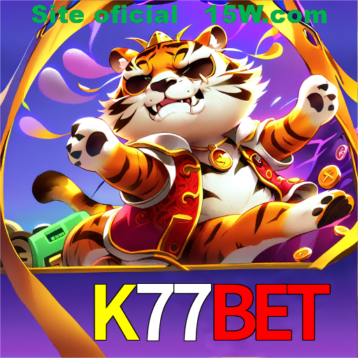 Imagem promocional da K77Bet mostrando a plataforma e suas vantagens